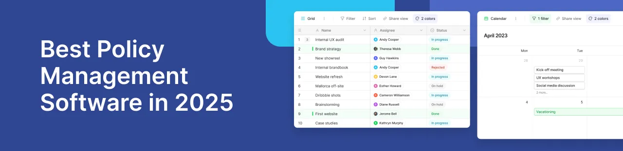 Best Policy Management Software in 2025
