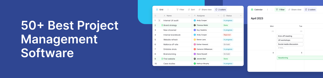 Banner image for Top 10 project management tools