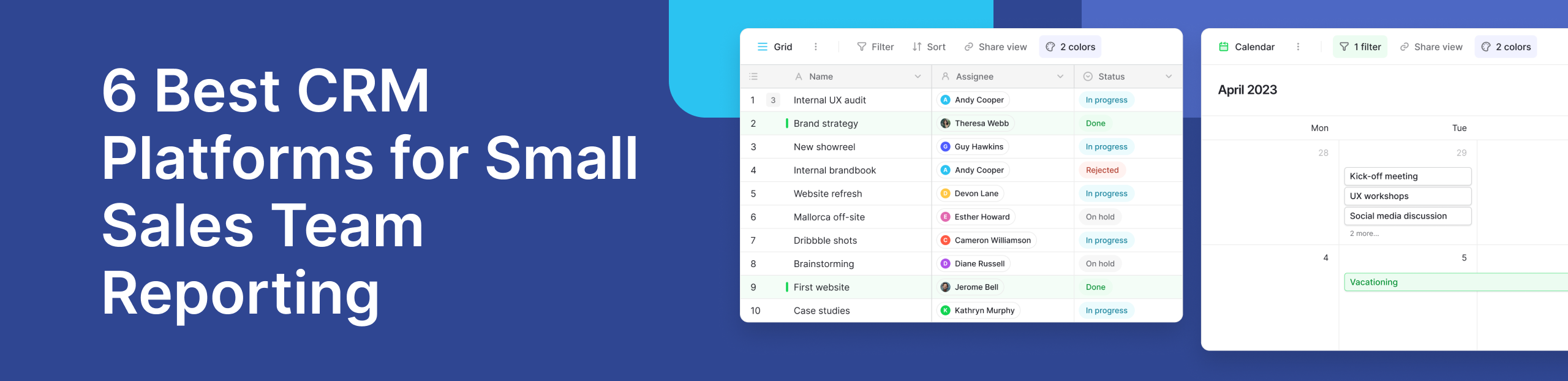 Best CRMs for Small Sales Teams
