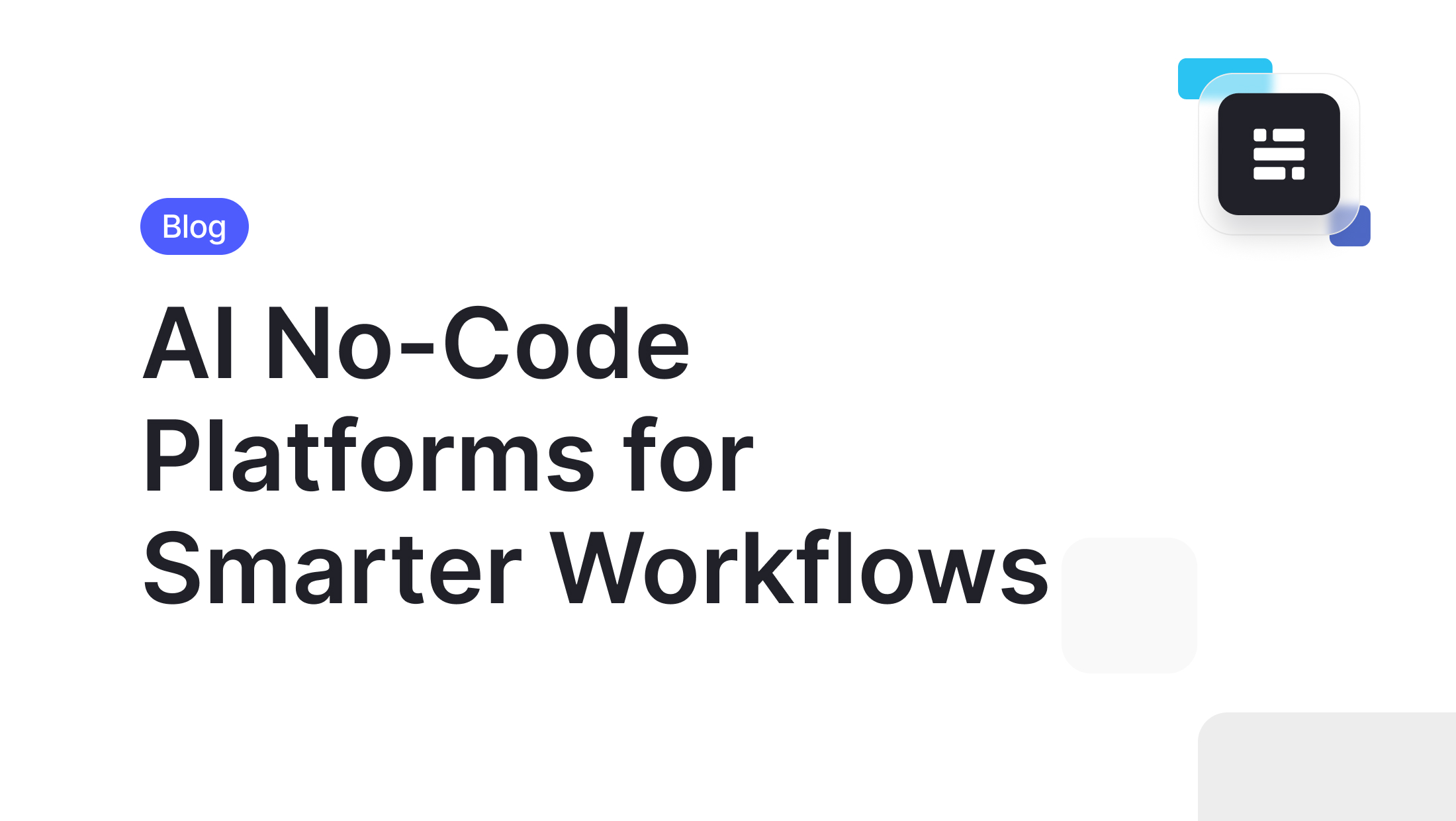 AI No-Code Platforms for Better Workflows