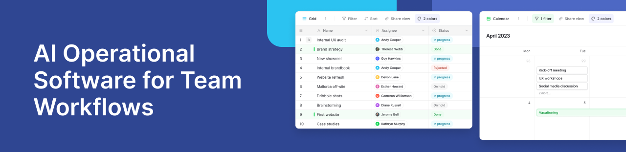 AI Operational Software for Team Workflows