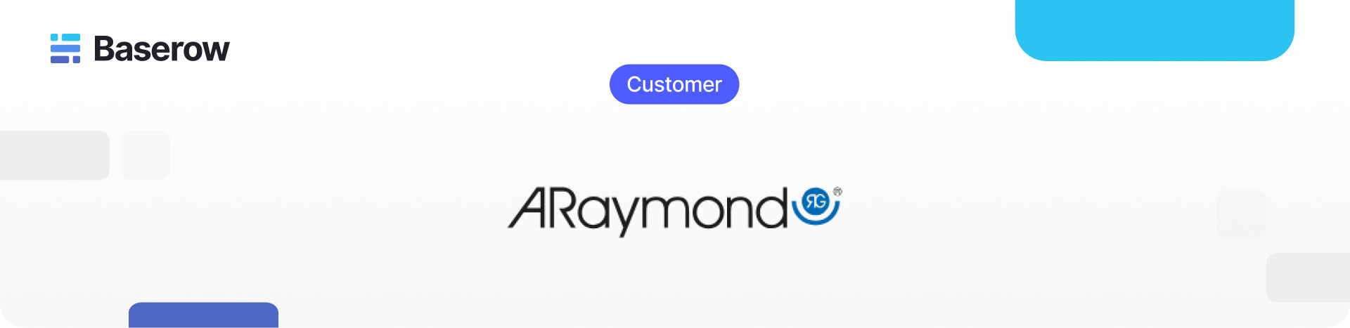 Image showing Araymond Case Study and Baserow logo
