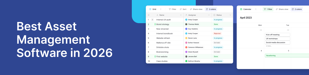 Best Asset Management Software for Teams & SMBs
