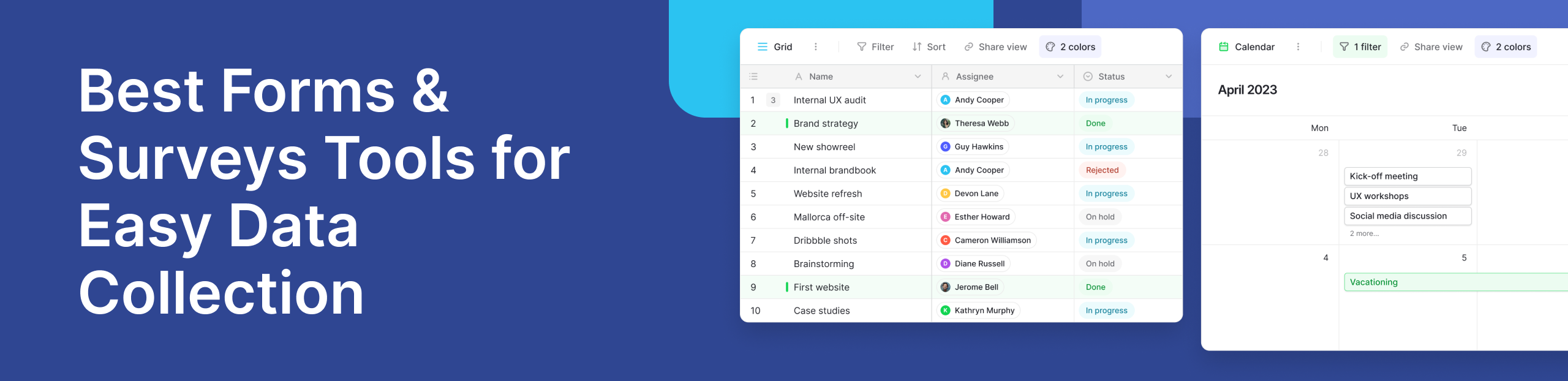 Best Forms & Surveys Tools for Easy Data Collection