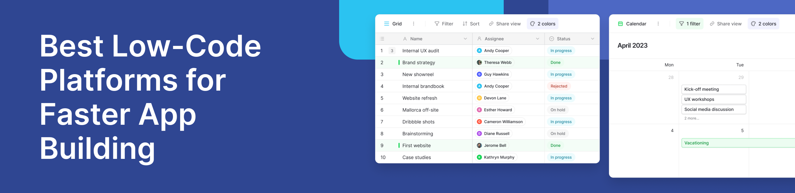 Best Low-Code Platforms for Faster App Building