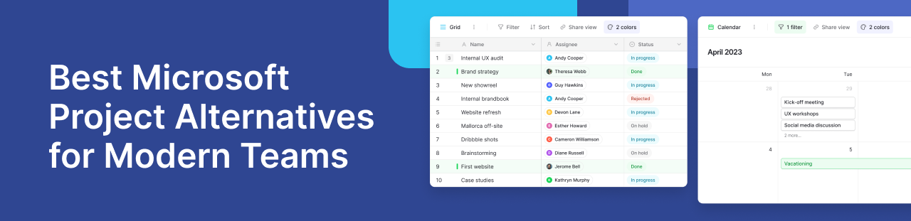 Best Microsoft Project Alternatives for Modern Teams