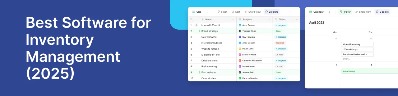 Top Software for Inventory Management Tools