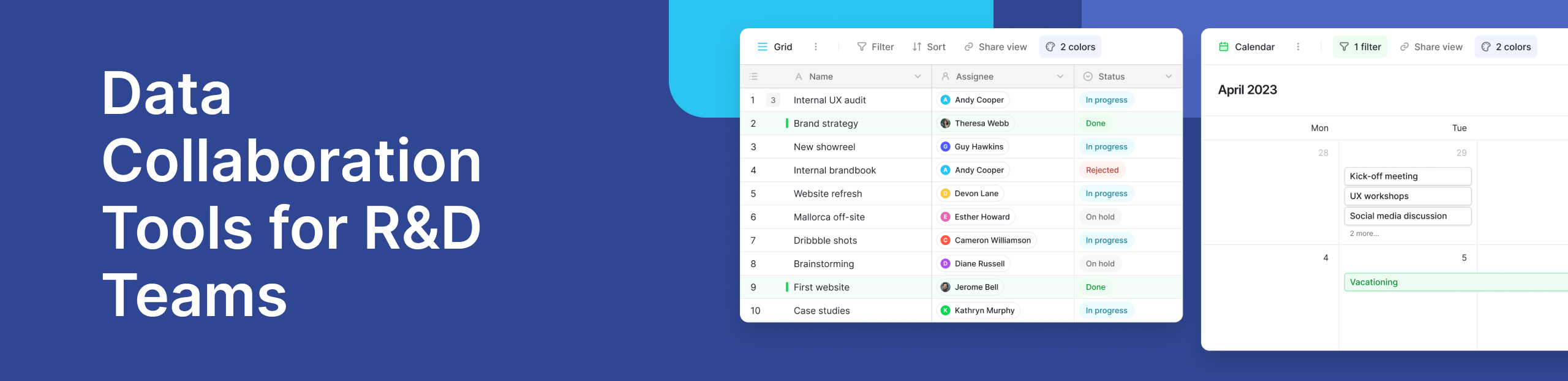 Data Collaboration Tools for R&D Teams