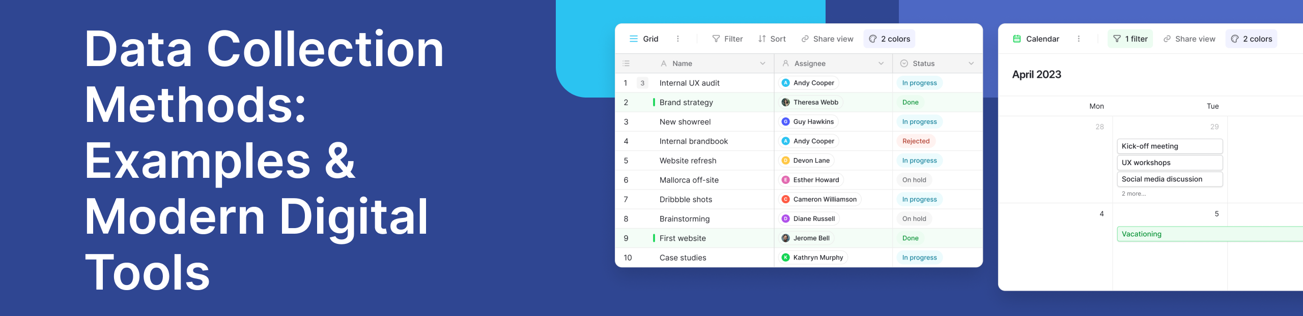 Data Collection Methods & Digital Tools Guide