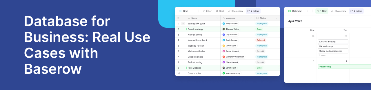 Business Database Use Cases