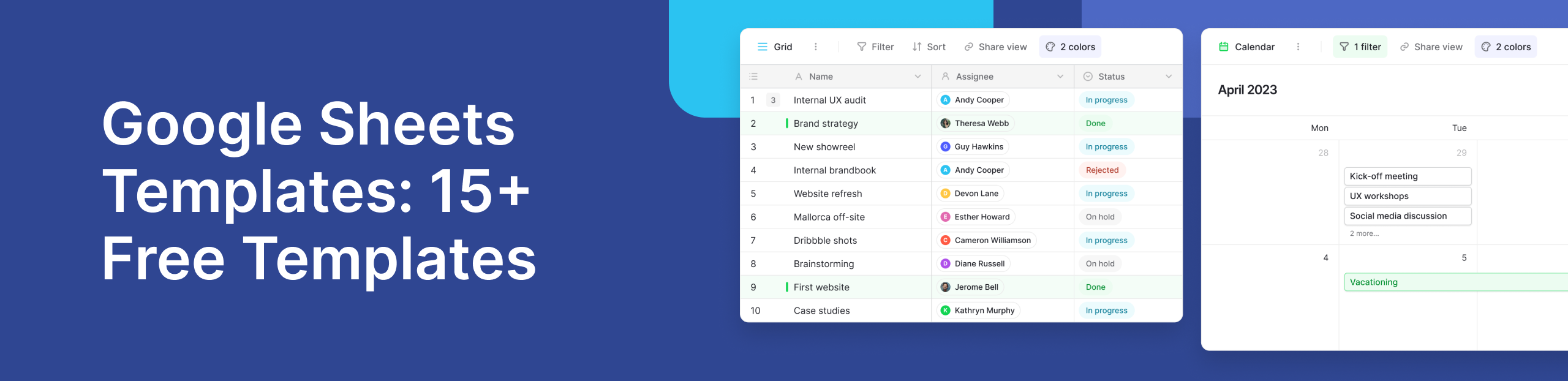 Google Sheets Templates