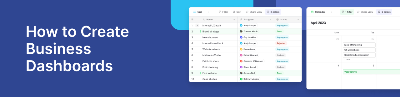 How to Create Business Dashboards