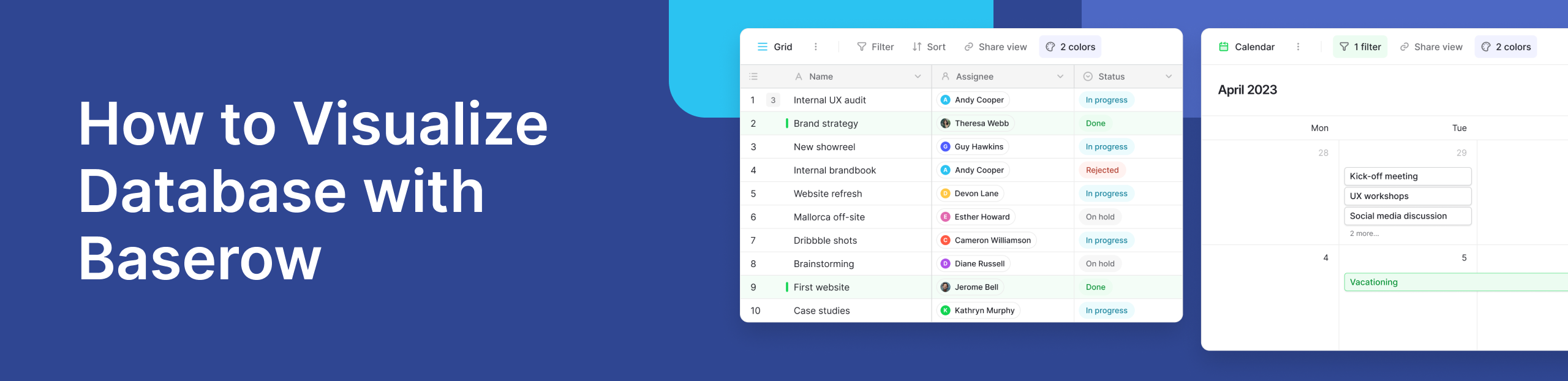 Visualize Database with Baserow Easily