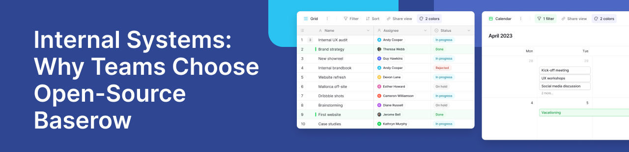 Build Connected Business Workflows With Open-Source Baserow