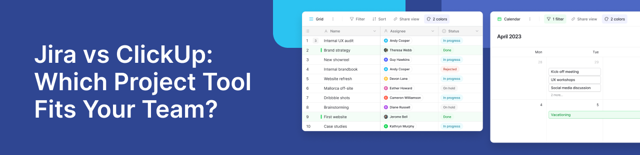 Jira vs ClickUp: Best Project Tool for Modern Teams