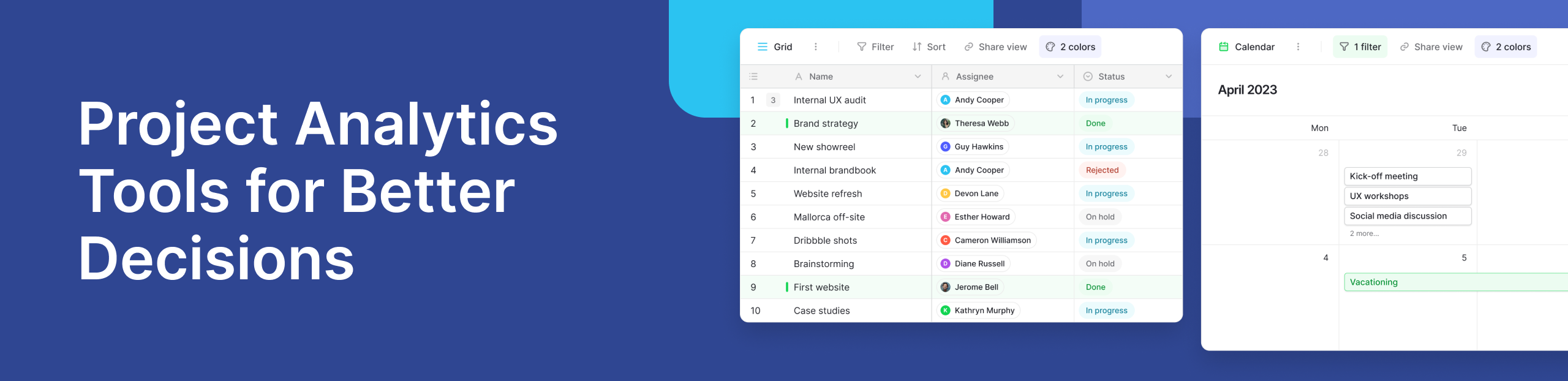 Project Analytics Tools for Better Outcomes