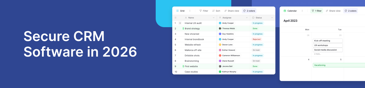 Secure CRM Software