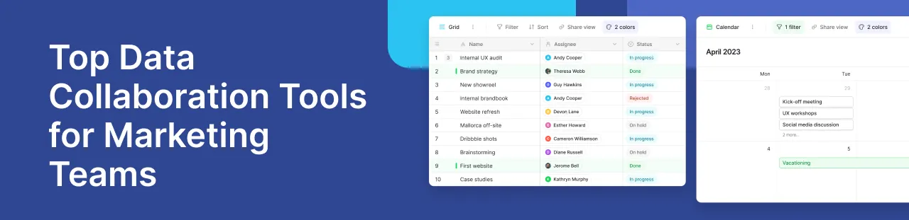 Best Data Collaboration Tools for Marketers