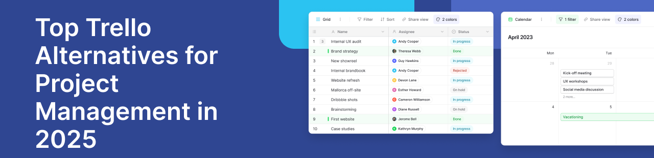 Best Trello Alternatives for Project Management