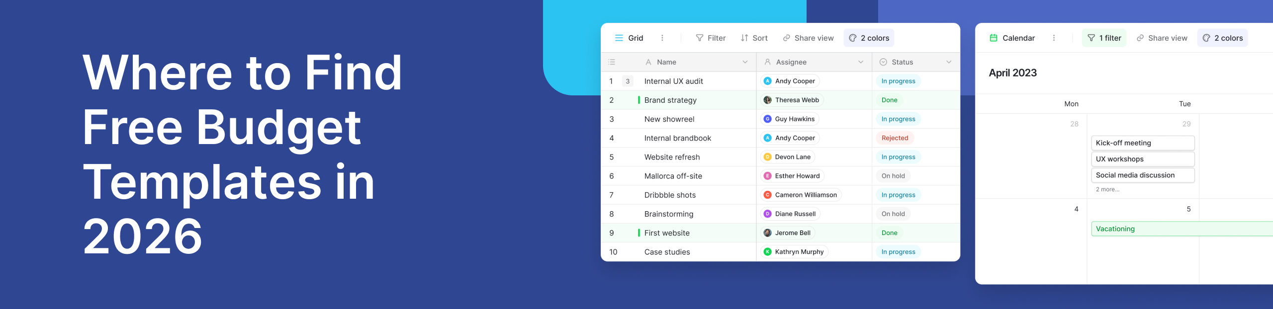 Where to Find Free Budget Templates in 2026
