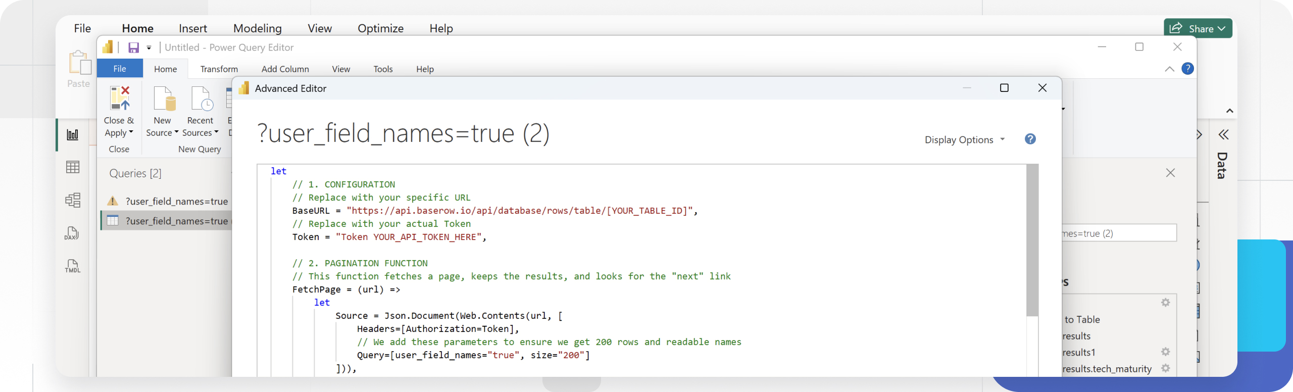 Automatic Pagination (Advanced Method)
