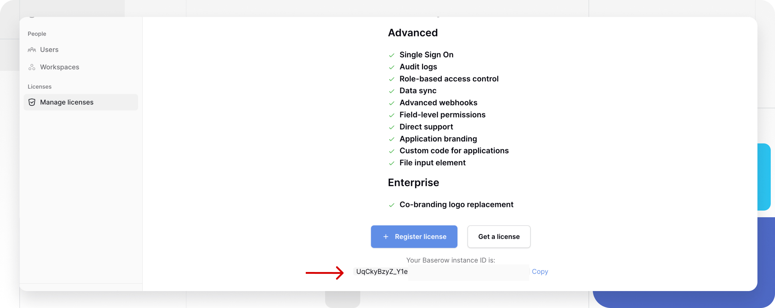 Instance ID location