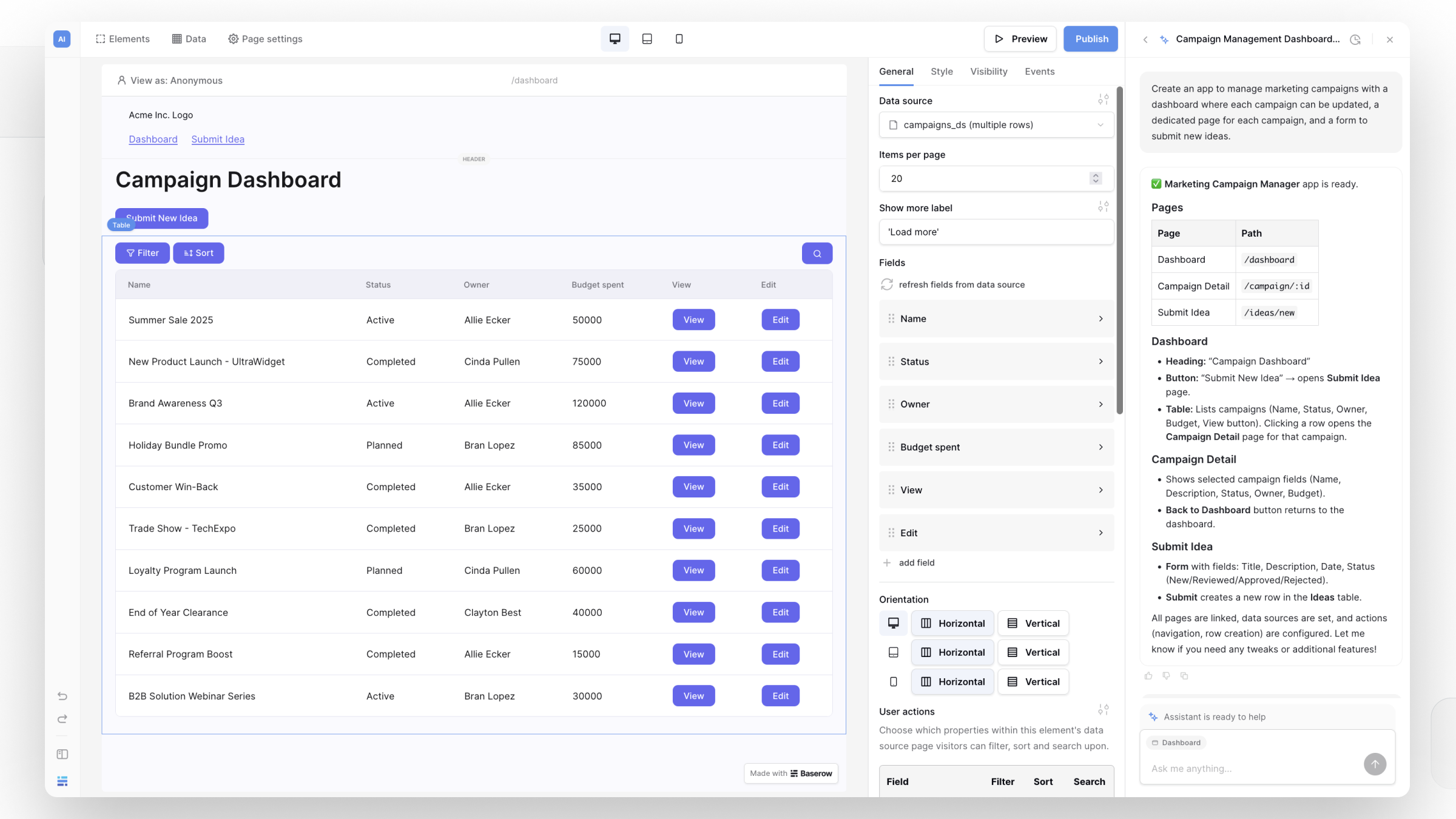 Kuma can now build full applications