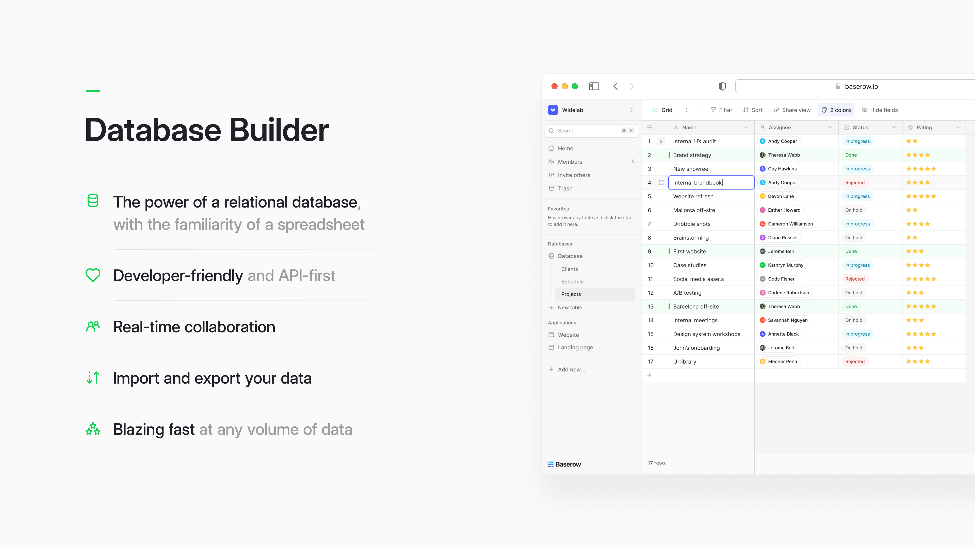 Baserow Database Builder