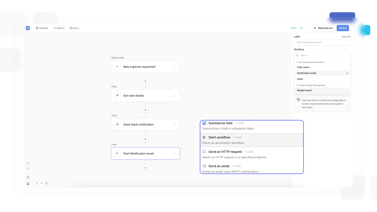 Start workflows from other workflows or applications