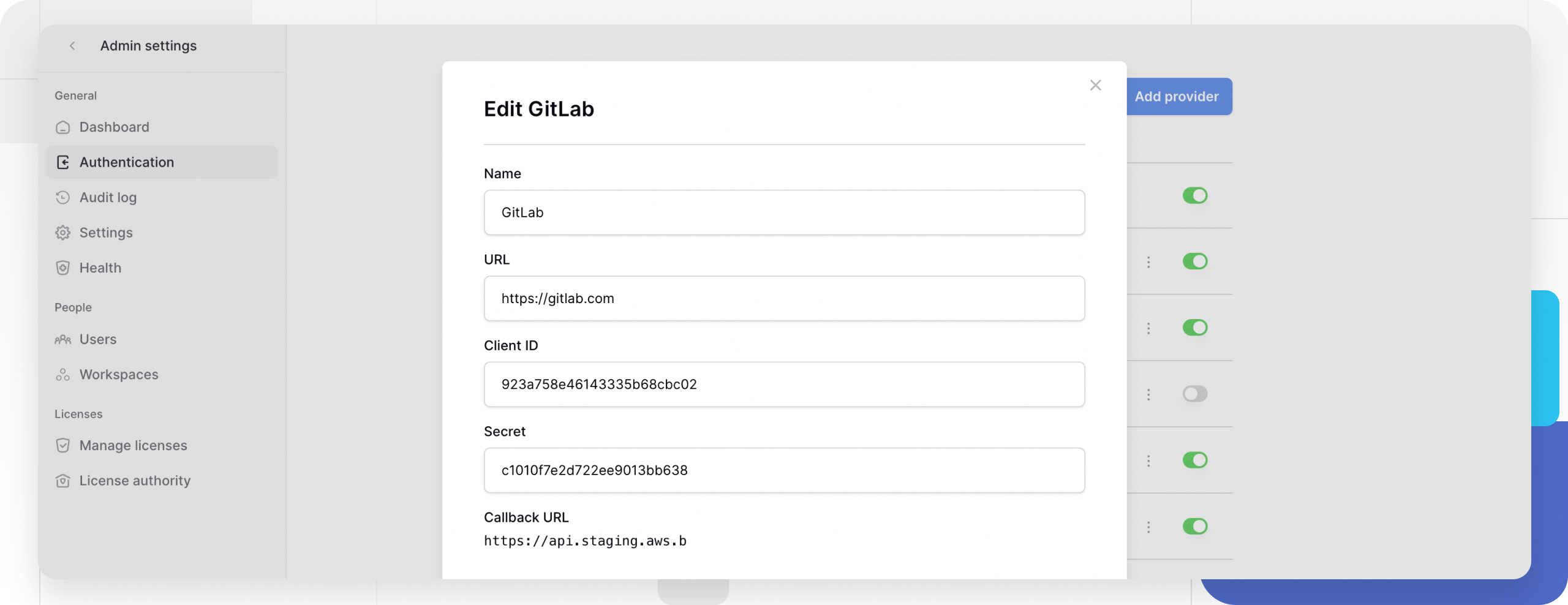 Connect GitLab to Baserow