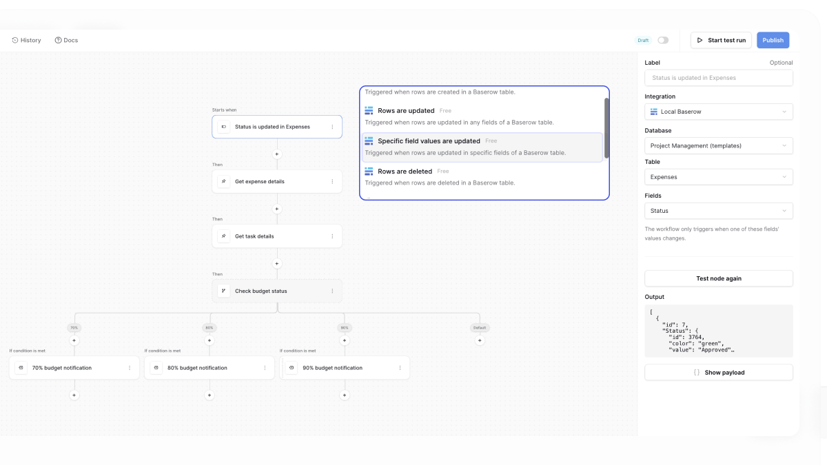 Specific field values are updated trigger