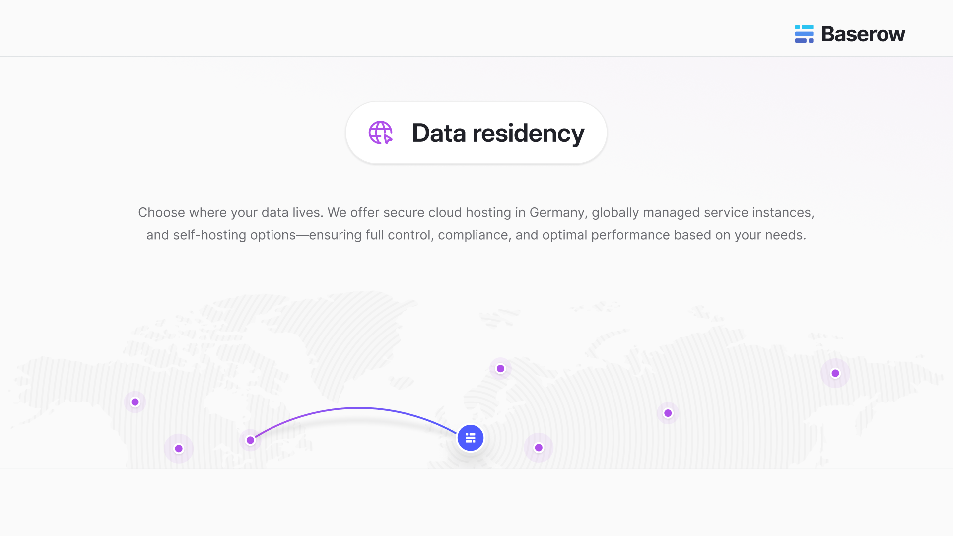 Baserow data residency