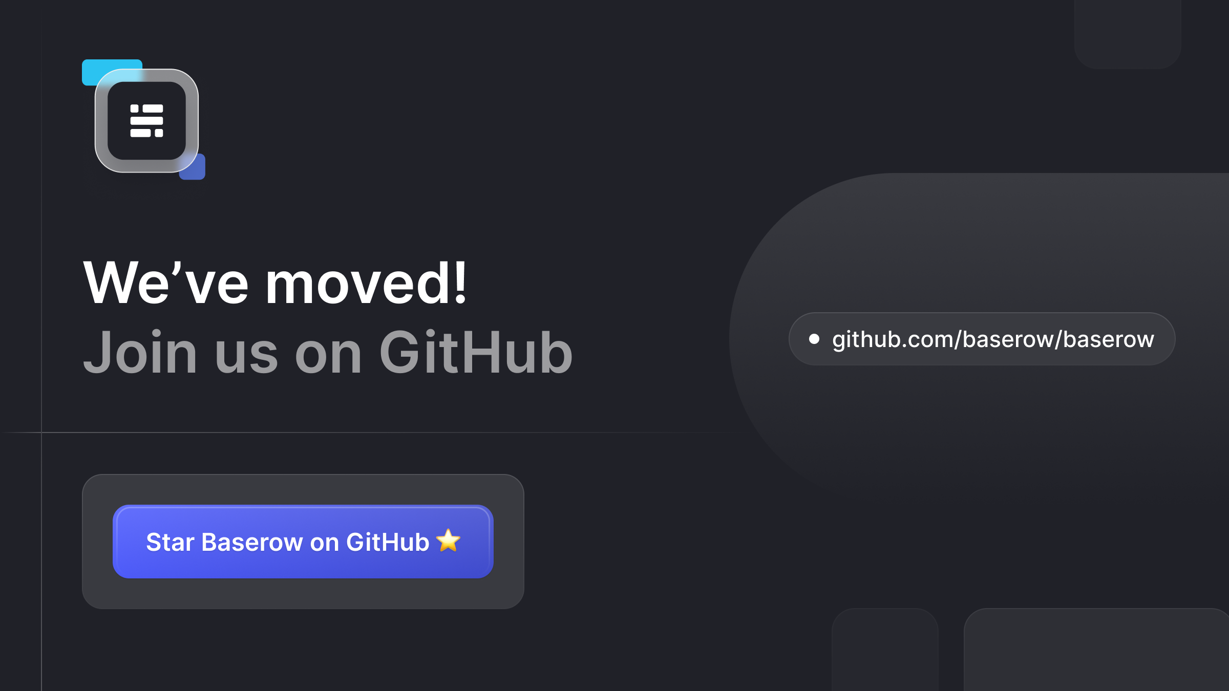 Baserow Is Moving from GitLab to GitHub