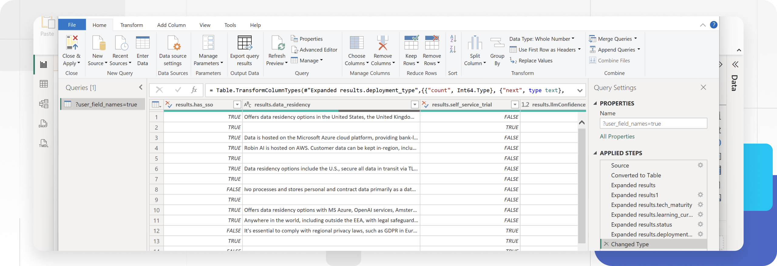 Set Correct Data Types