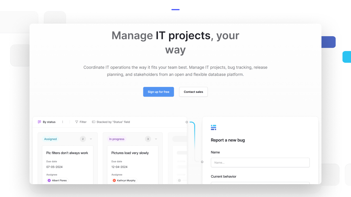 managing ticketing systems with Baserow