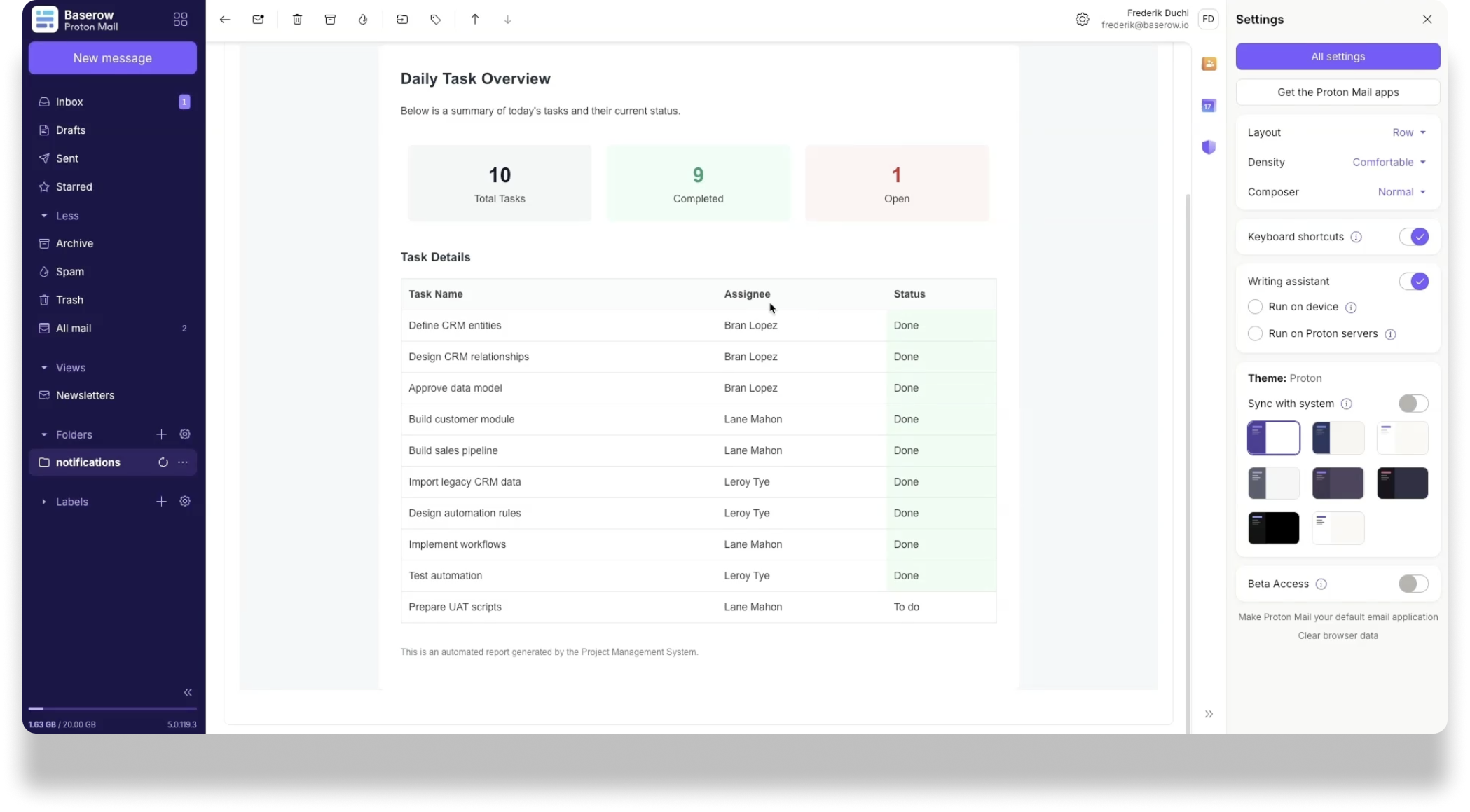 Execute code node example