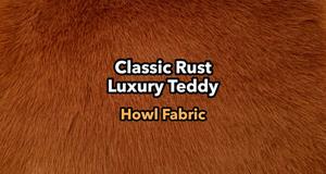 Classic Rust Luxury Teddy