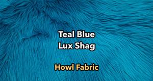 Teal Blue Luxury Shag