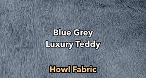 Blue Grey Luxury Teddy