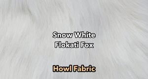 Snow White Flokati Fox