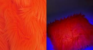 Neon Orange UV Reactive