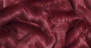 Burgundy Shaggy