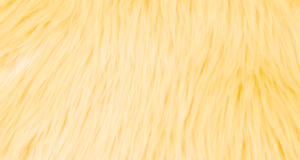 Butter Yellow Luxury Shag