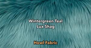 Wintergreen Teal Luxury Shag