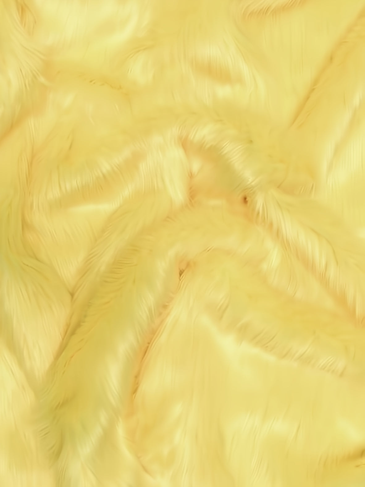 Sunshine Shaggy faux fur swatch