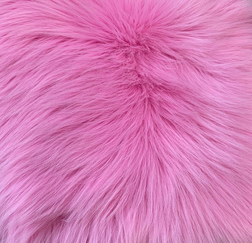 Bubble Gum Luxury Shag faux fur swatch