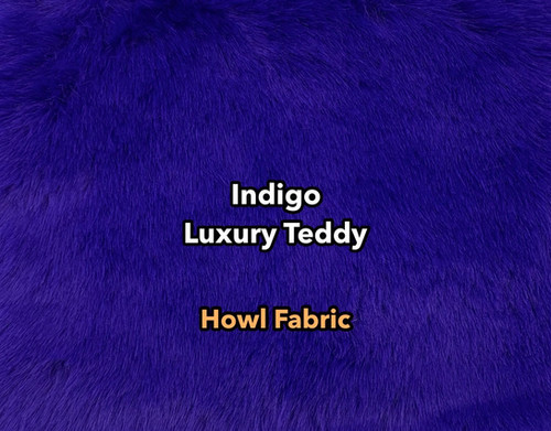 Indigo Luxury Teddy faux fur swatch