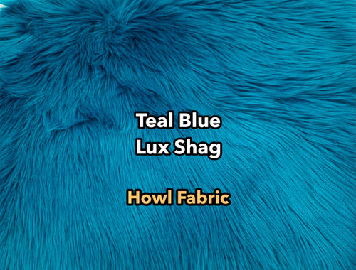Teal Blue Luxury Shag