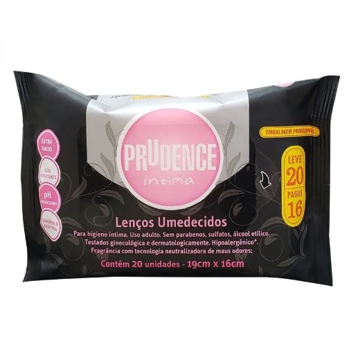 Lenços Umedecidos Íntimos Leve 20 Pague 16 unidades