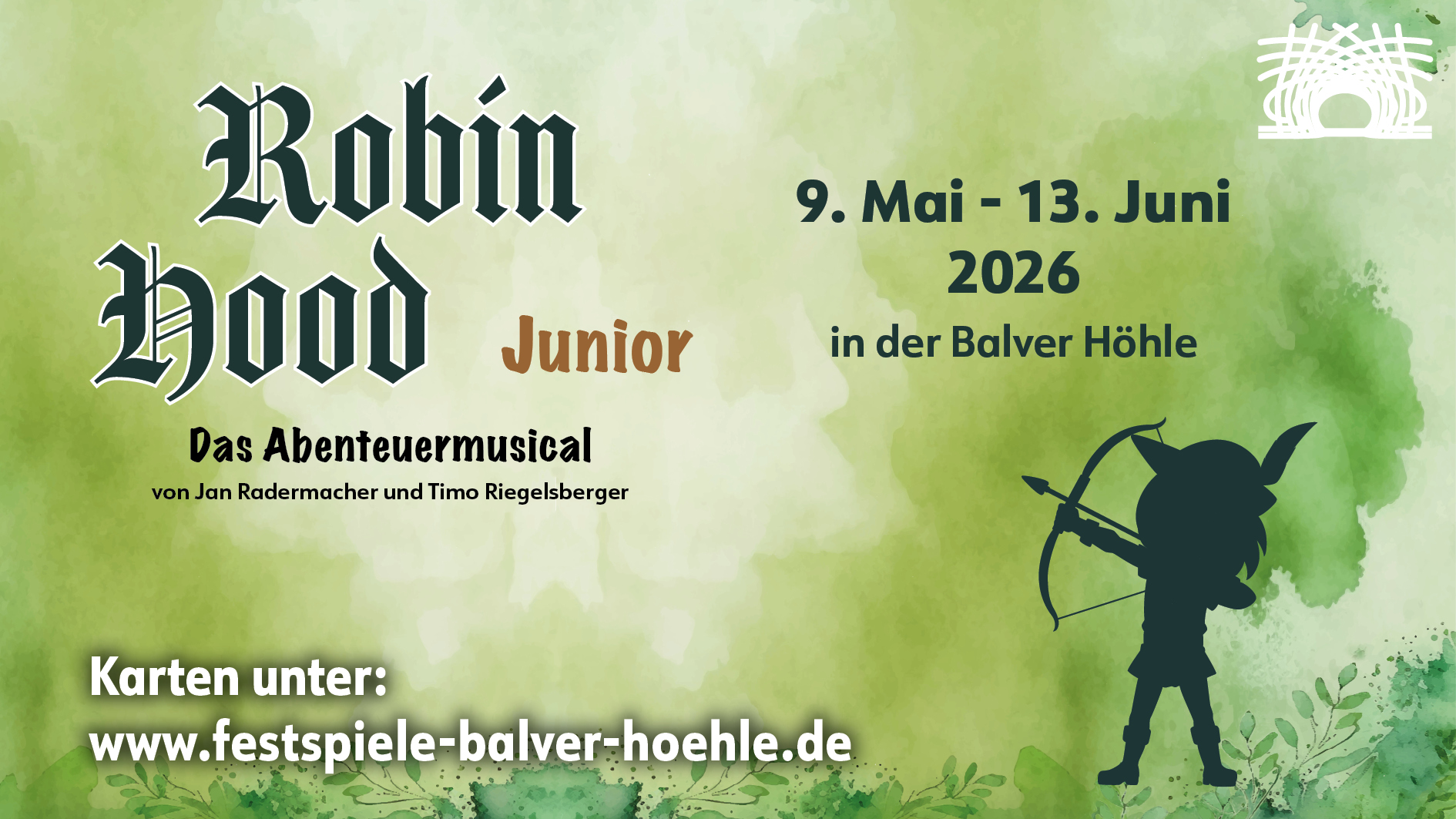 Robin Hood Junior - Vorverkauf startet am 01.12.2025 In der Balver Höhle